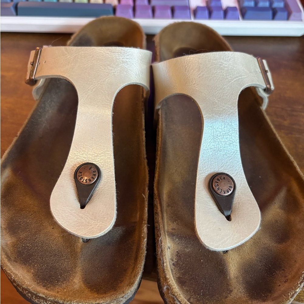 Birkenstock Women's Sandals - Cream and Brown